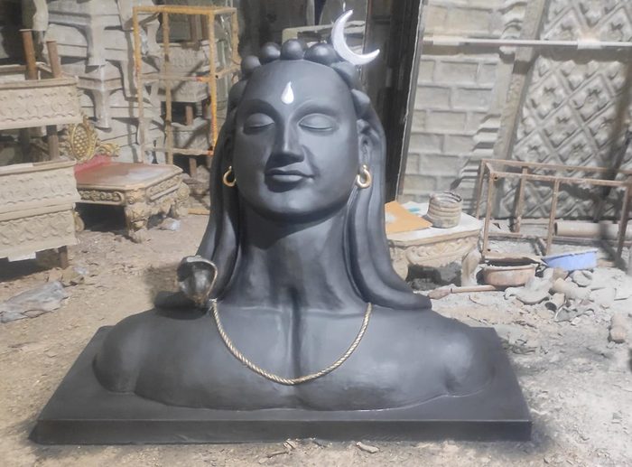 Adiyogi Shiva bust, photo 1