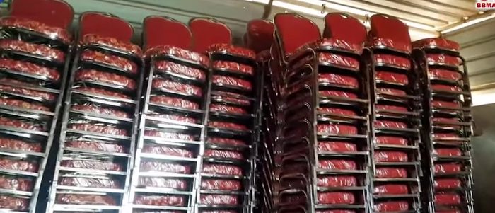 Steel banquet chairs, photo 4
