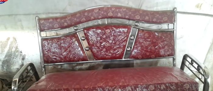 Steel frame sofa, photo 2